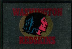 1960 Topps - Metallic Stickers #NNO Washington Redskins Front