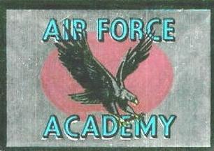 1960 Topps - Metallic Stickers #NNO Air Force Falcons Front
