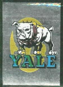 1960 Topps - Metallic Stickers #NNO Yale Bulldogs Front
