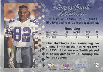 1993 Pacific #12 Jimmy Smith Back