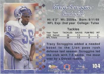 1993 Pacific #104 Tracy Scroggins Back