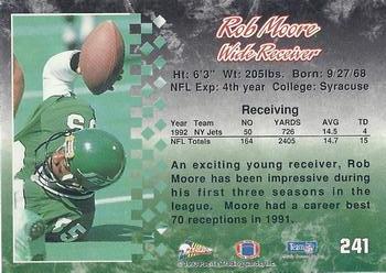 1993 Pacific #241 Rob Moore Back