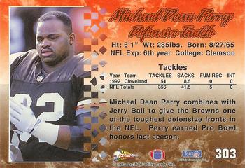 1993 Pacific #303 Michael Dean Perry Back
