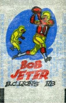 1961 Topps CFL - Magic Rub-Offs #NNO Bob Jeter Front