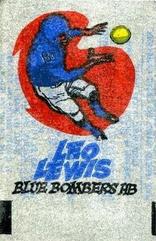 1961 Topps CFL - Magic Rub-Offs #NNO Leo Lewis Front