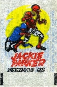 1961 Topps CFL - Magic Rub-Offs #NNO Jackie Parker Front