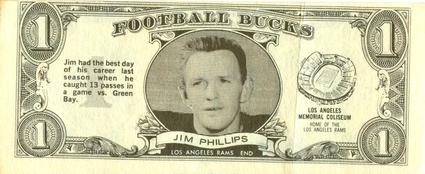 1962 Topps - Bucks #10 Jim Phillips Front