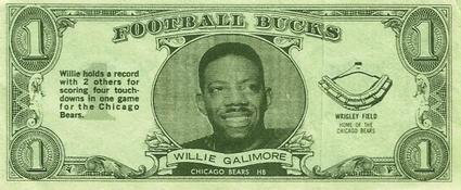 1962 Topps - Bucks #34 Willie Galimore Front