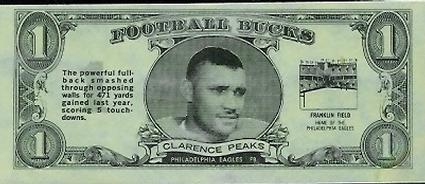 1962 Topps - Bucks #46 Clarence Peaks Front
