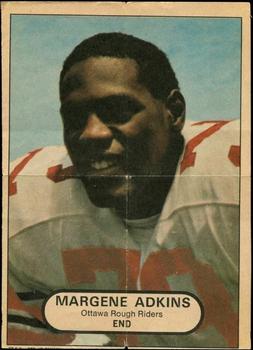 1968 O-Pee-Chee CFL - Posters #1 Margene Adkins Front