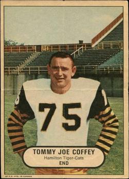 1968 O-Pee-Chee CFL - Posters #2 Tommy Joe Coffey Front