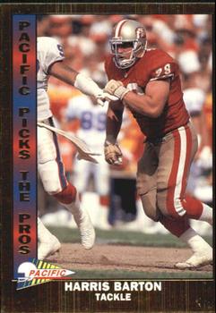 1993 Pacific - Pacific Picks the Pros #4 Harris Barton Front
