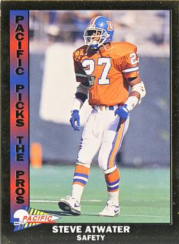 1993 Pacific - Pacific Picks the Pros #22 Steve Atwater Front