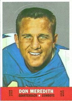 1968 Topps - Stand-Ups #NNO Don Meredith Front
