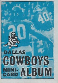 1969 Topps - Mini-Albums #5 Dallas Cowboys Front