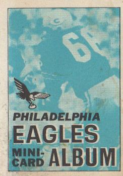 1969 Topps - Mini-Albums #12 Philadelphia Eagles Front