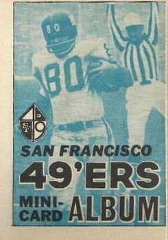 1969 Topps - Mini-Albums #15 San Francisco 49ers Front
