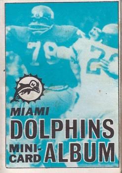1969 Topps - Mini-Albums #23 Miami Dolphins Front