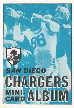 1969 Topps - Mini-Albums #26 San Diego Chargers Front