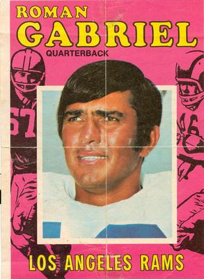 1971 Topps - Posters #8 Roman Gabriel Front