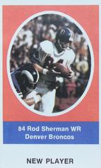 1972 Sunoco Stamps Update #NNO Rod Sherman Front