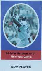 1972 Sunoco Stamps Update #NNO John Mendenhall Front