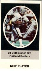 1972 Sunoco Stamps Update #NNO Cliff Branch Front