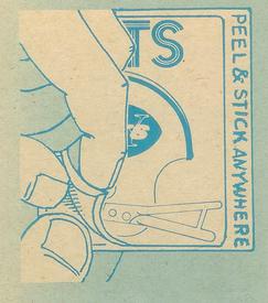 1977 Fleer Team Action - Stickers (Hi-Gloss Patches) #NNO Seattle Seahawks Helmet Back