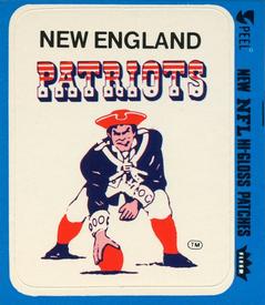 1978 Fleer Team Action - Stickers (Hi-Gloss Patches) #NNO New England Patriots Logo Front