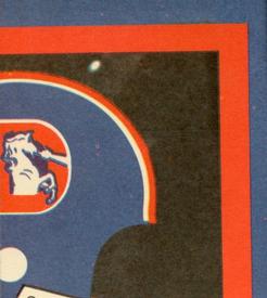 1978 Fleer Team Action - Stickers (Hi-Gloss Patches) #NNO Chicago Bears Logo Back