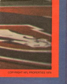 1978 Fleer Team Action - Stickers (Hi-Gloss Patches) #NNO Washington Redskins Logo Back