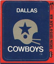 1978 Fleer Team Action - Stickers (Hi-Gloss Patches) #NNO Dallas Cowboys Logo Front