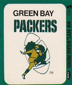 1978 Fleer Team Action - Stickers (Hi-Gloss Patches) #NNO Green Bay Packers Logo Front