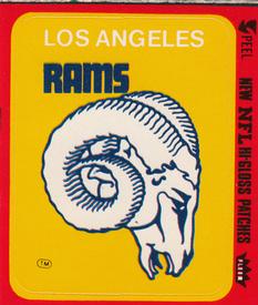 1978 Fleer Team Action - Stickers (Hi-Gloss Patches) #NNO Los Angeles Rams Logo Front