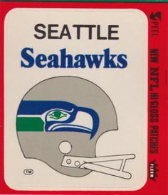 1978 Fleer Team Action - Stickers (Hi-Gloss Patches) #NNO Seattle Seahawks Helmet Front