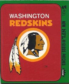 1978 Fleer Team Action - Stickers (Hi-Gloss Patches) #NNO Washington Redskins Logo Front