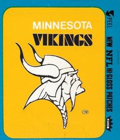 1979 Fleer Team Action - Stickers (Hi-Gloss Patches) #NNO Minnesota Vikings Logo Front