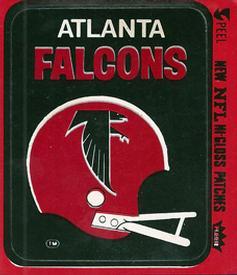 1979 Fleer Team Action - Stickers (Hi-Gloss Patches) #NNO Atlanta Falcons Helmet Front