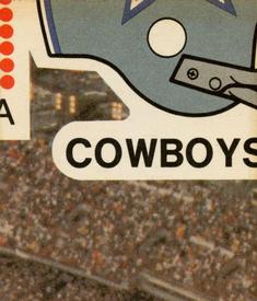 1979 Fleer Team Action - Stickers (Hi-Gloss Patches) #NNO Denver Broncos Helmet Back
