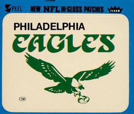 1979 Fleer Team Action - Stickers (Hi-Gloss Patches) #NNO Philadelphia Eagles Logo Front