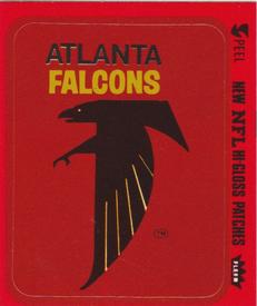 1979 Fleer Team Action - Stickers (Hi-Gloss Patches) #NNO Atlanta Falcons Logo Front