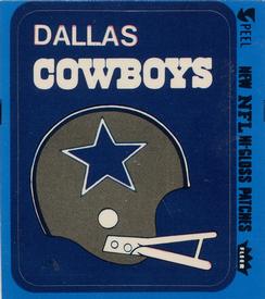 1979 Fleer Team Action - Stickers (Hi-Gloss Patches) #NNO Dallas Cowboys Helmet Front