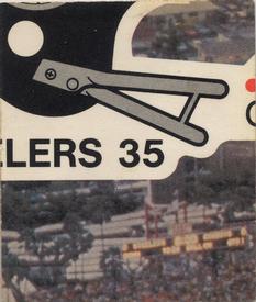 1979 Fleer Team Action - Stickers (Hi-Gloss Patches) #NNO Kansas City Chiefs Helmet Back