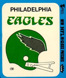 1979 Fleer Team Action - Stickers (Hi-Gloss Patches) #NNO Philadelphia Eagles Helmet Front