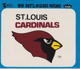 1979 Fleer Team Action - Stickers (Hi-Gloss Patches) #NNO St. Louis Cardinals Logo Front