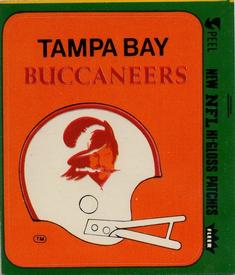 1979 Fleer Team Action - Stickers (Hi-Gloss Patches) #NNO Tampa Bay Buccaneers Helmet Front
