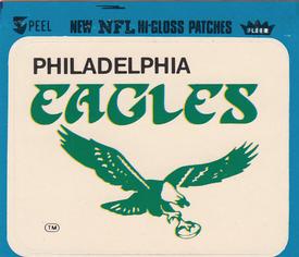 1980 Fleer Team Action - Stickers (Hi-Gloss Patches) #NNO Philadelphia Eagles Logo Front