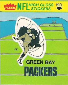 1981 Fleer Team Action - High-Gloss Stickers #NNO Green Bay Packers Logo Front