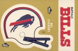 1982 Fleer Team Action - Stickers #NNO Buffalo Bills Helmet Front
