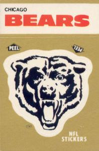 1982 Fleer Team Action - Stickers #NNO Chicago Bears Logo Front